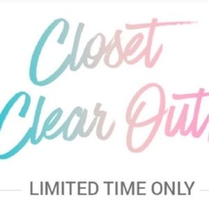 closing closet ...everything must go!